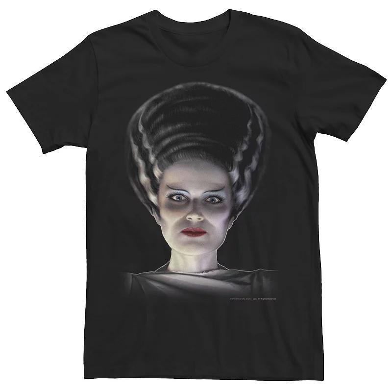 Mens Universal Monsters Bride Of Frankenstein Big Face Graphic Tee Product Image