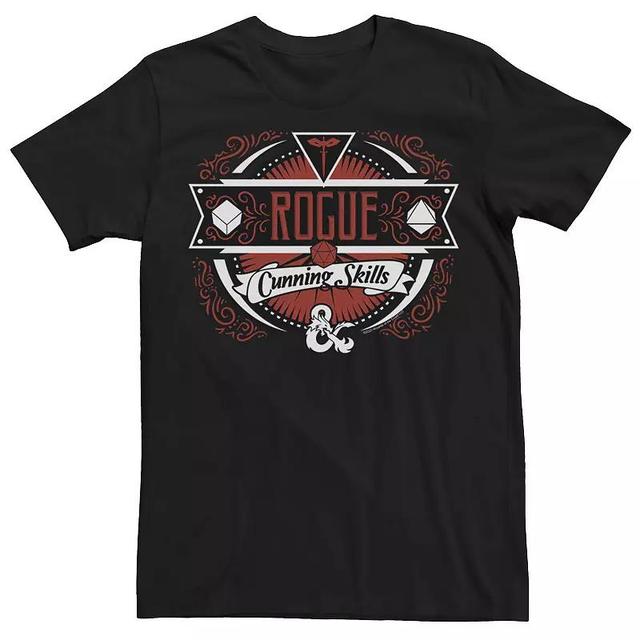 Mens Dungeons & Dragons Rogue Label Poster Tee Black Product Image