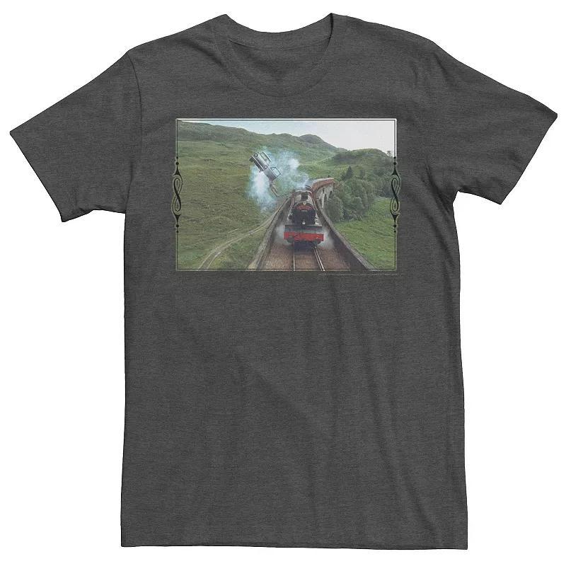 Mens Harry Potter Catching The Train Tee Grey Heather Product Image