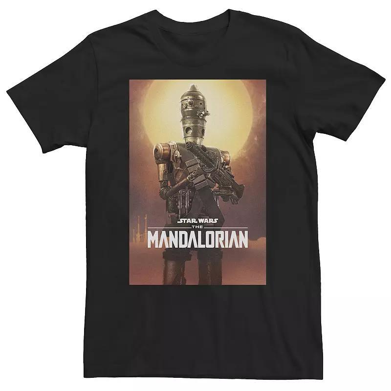 Big & Tall Star Wars The Mandalorian IG-11 Character Poster Tee, Mens Product Image