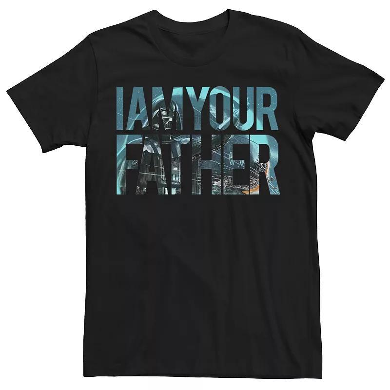 Mens Star Wars I Am Your Father Short Sleeve Tee Black Product Image