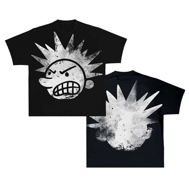 Sopula The Brain Explodes Print Cotton T-Shirt Product Image