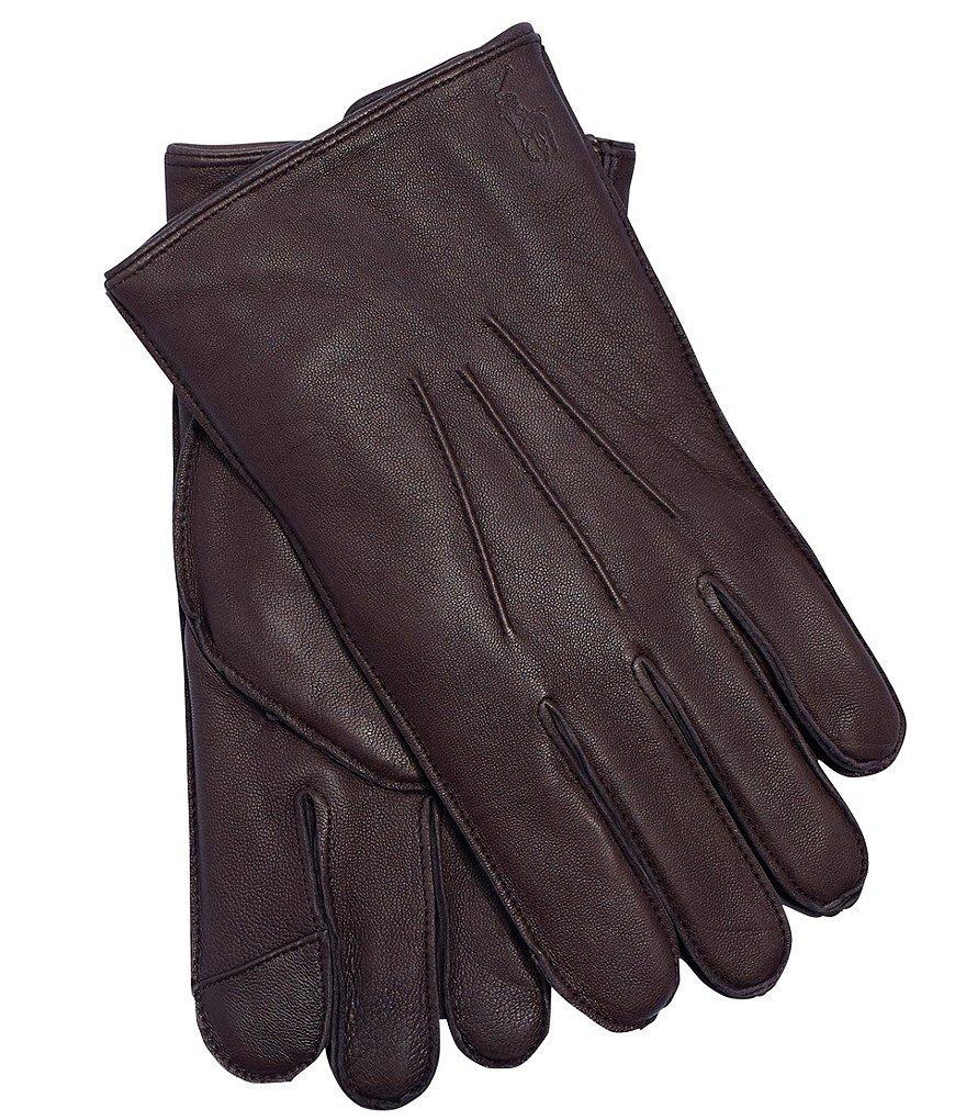 Polo Ralph Lauren Men's Water Repellent Nappa Touch Gloves Product Image