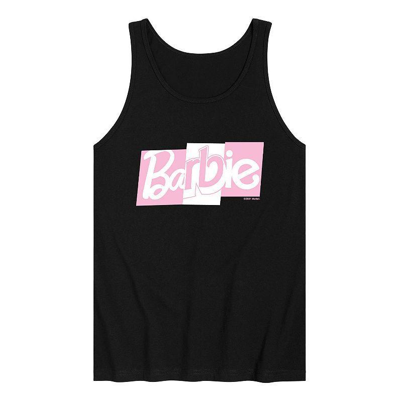 Mens Barbie Logo Tank Top Black Product Image