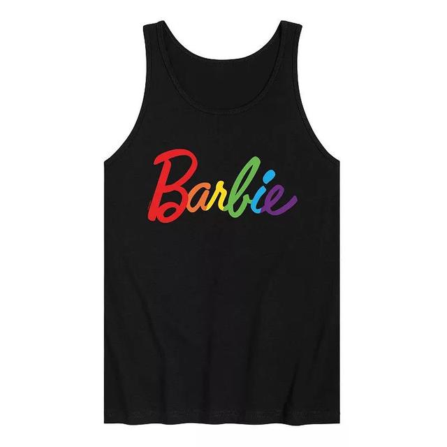 Mens Barbie Pride Logo Tank Top Product Image