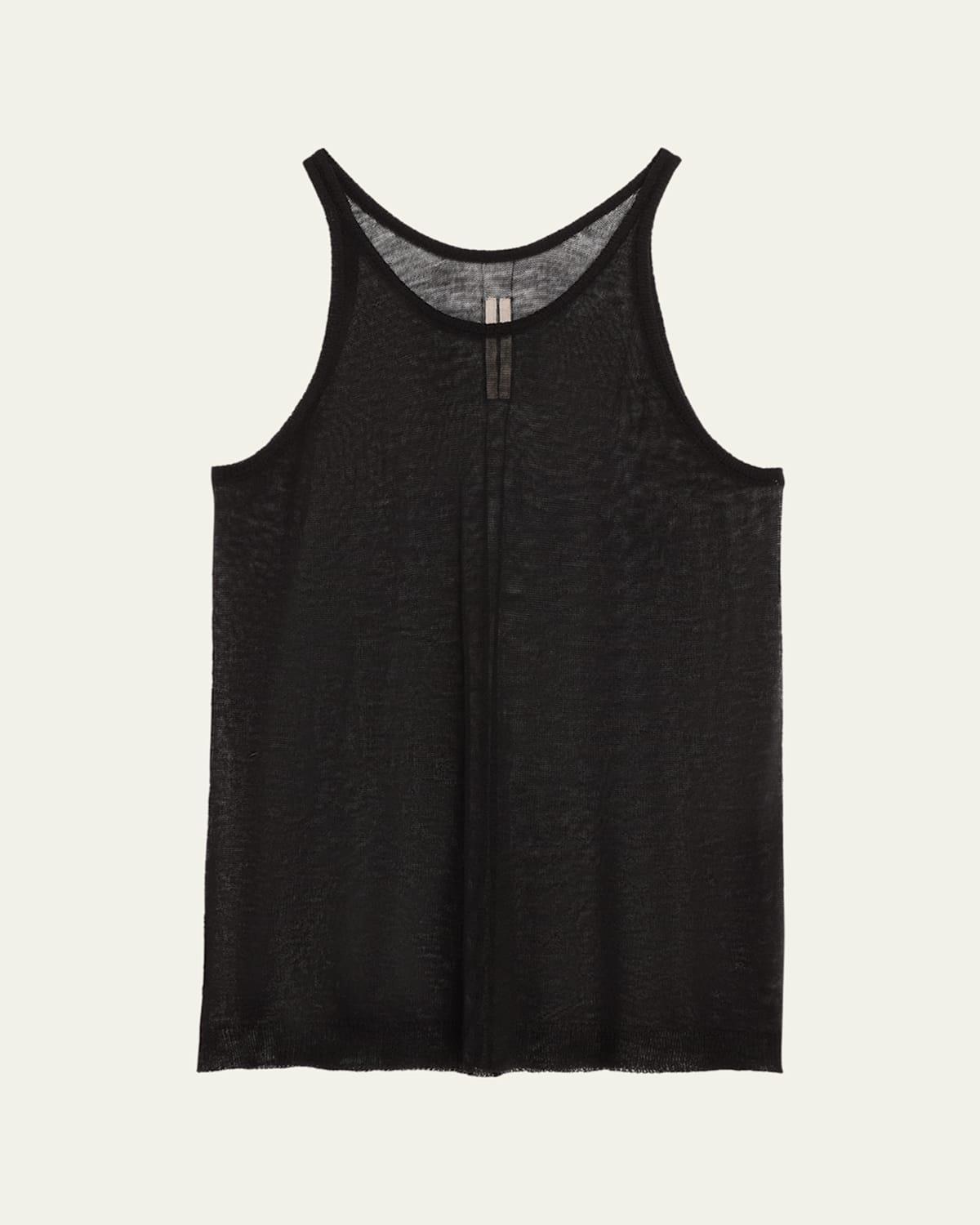 Mens Loose Knit Tank Top Product Image