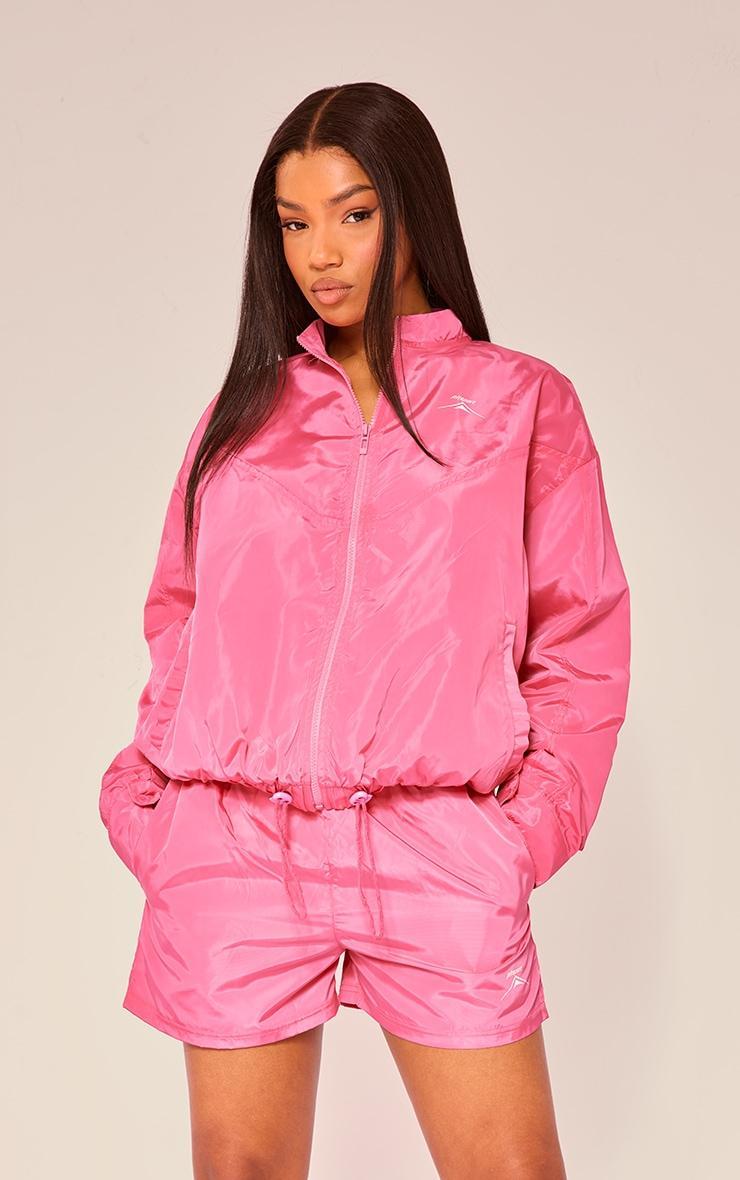 PLT SPORT Raspberry Shell Badge Zip Up Jacket Product Image