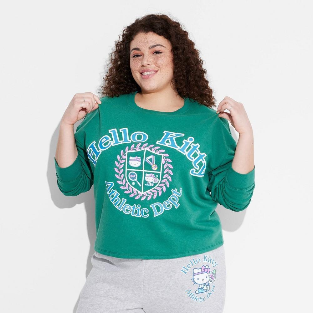 Womens Hello Kitty Athletic Dept. Graphic Sweatshirt Product Image