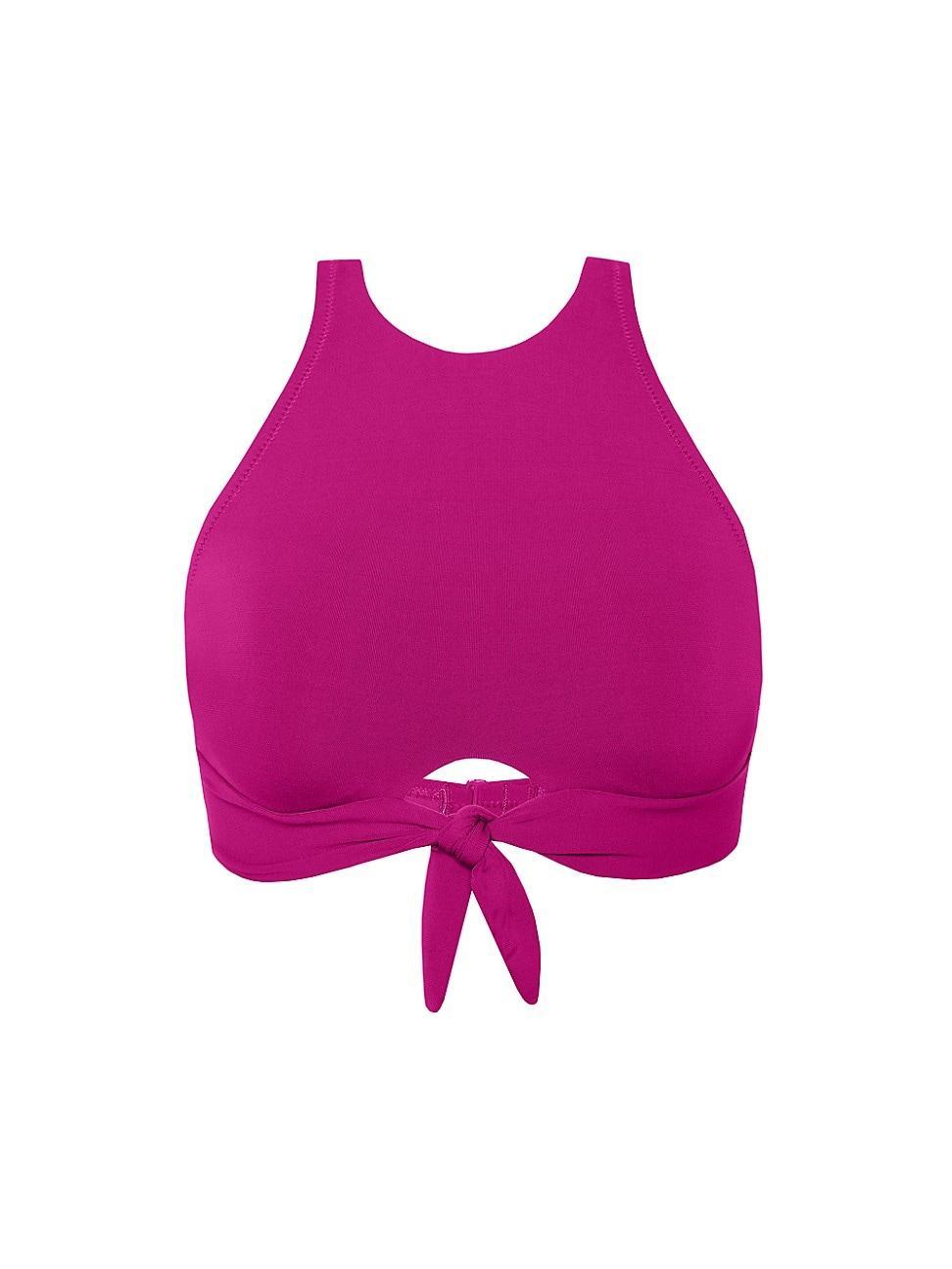 Womens Ava Tie-Front Bikini Top Product Image