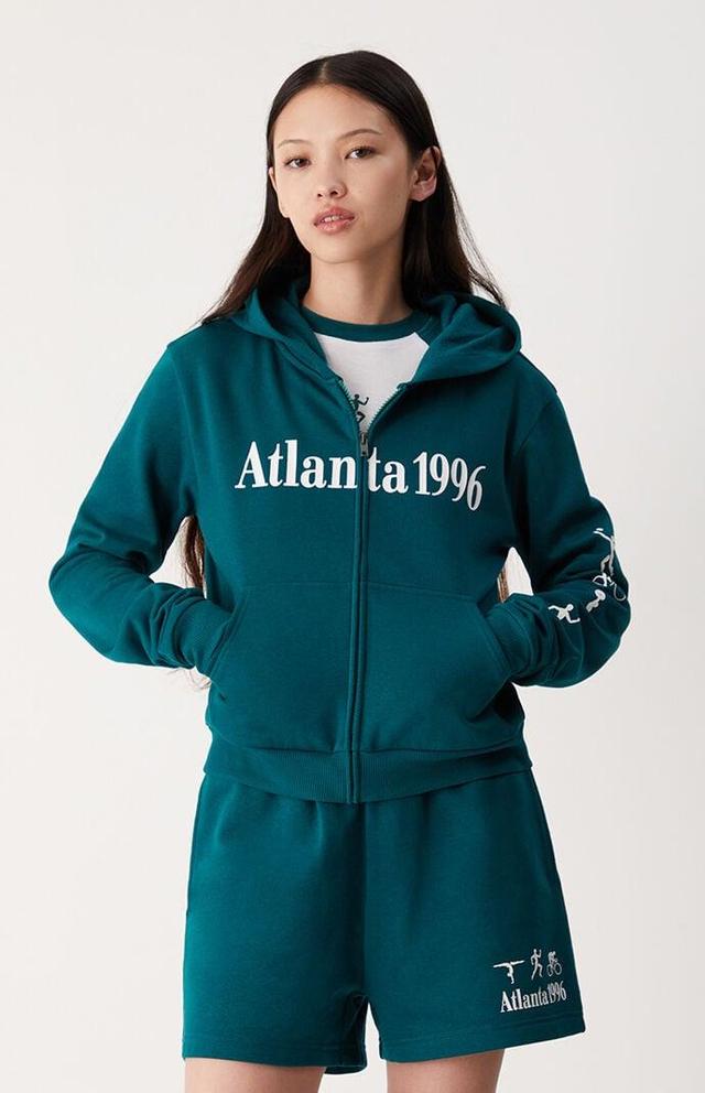 Olympics Women's Atlanta Slim Fit Zip Up Hoodie Product Image