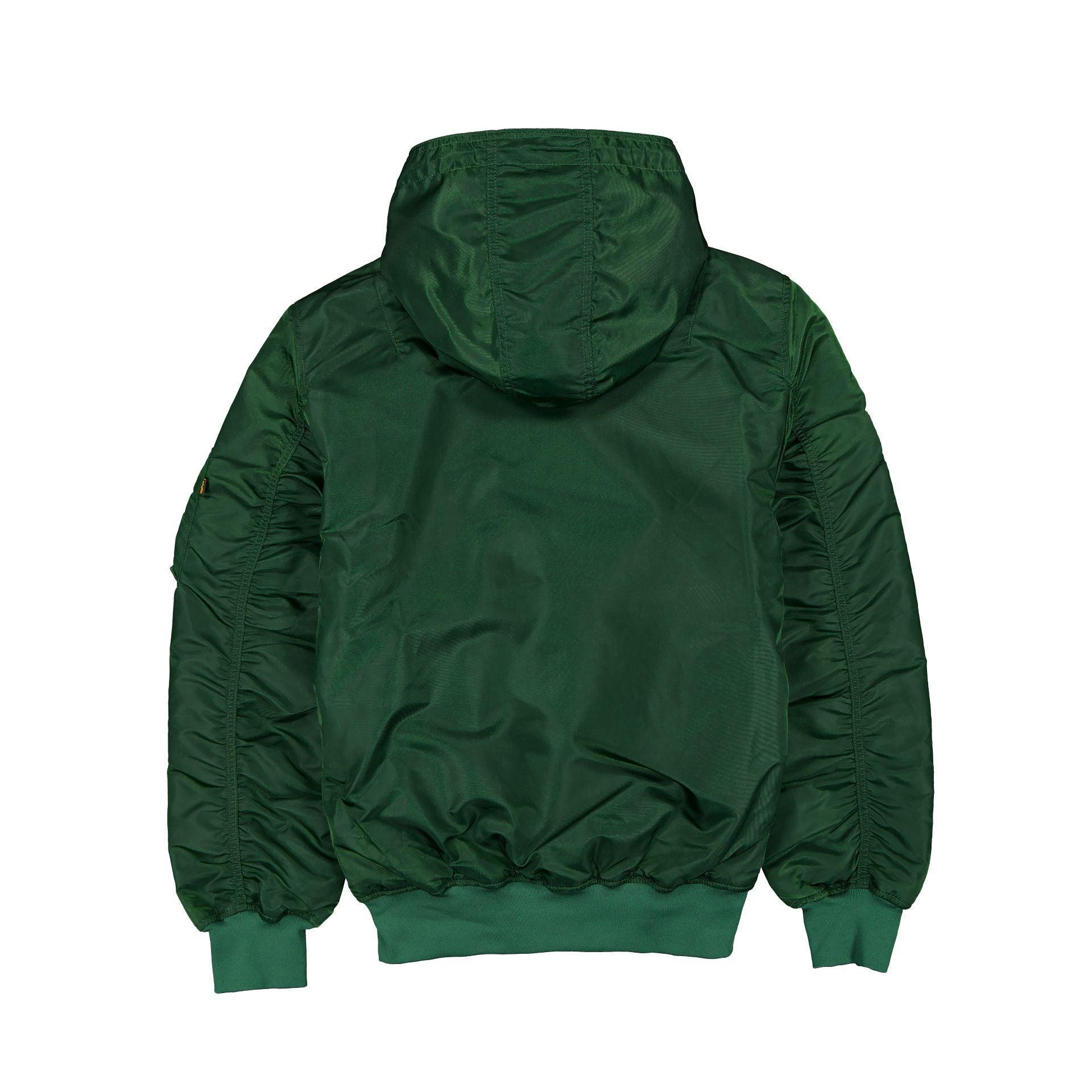 Alpha Industries x New Era Cap L-2B Hooded Bomber Green Jacket Male Product Image