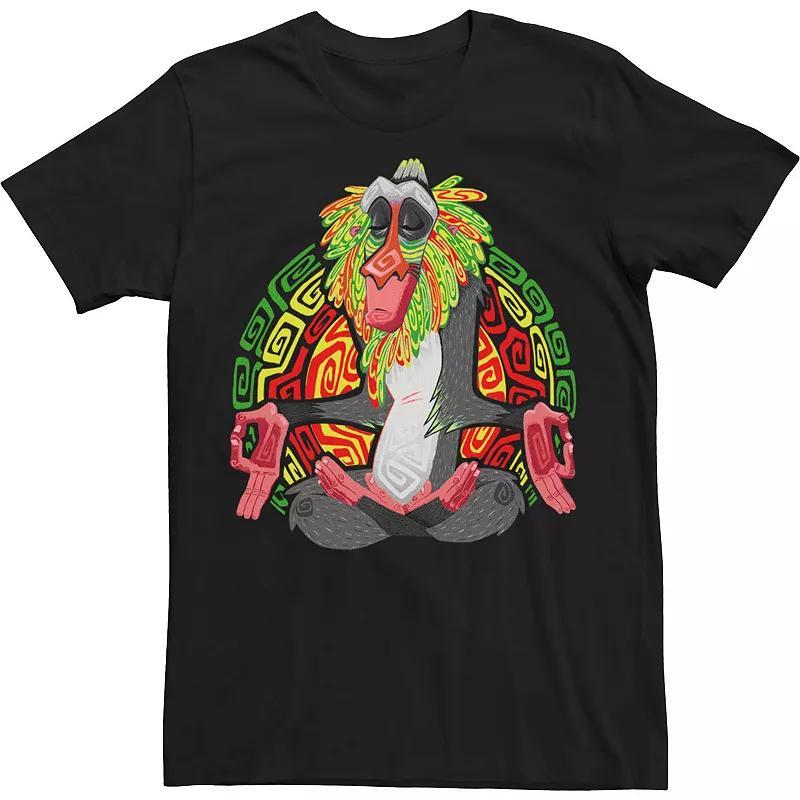 Big & Tall Disney The Lion King Rafiki Meditation Neon Portrait Tee, Mens Product Image