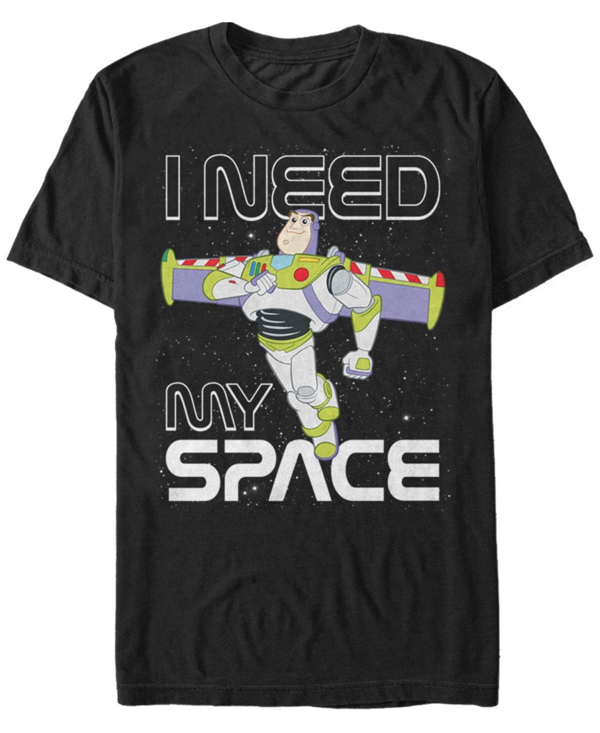 Disney Pixar Mens Toy Story Buzz Need Space Short Sleeve T-Shirt Product Image