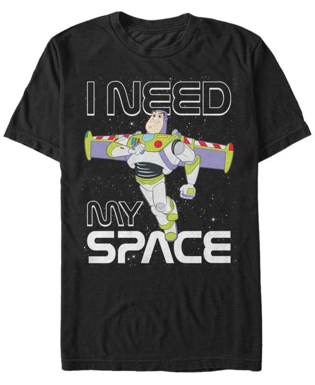 Disney Pixar Mens Toy Story Buzz Need Space Short Sleeve T-Shirt Product Image