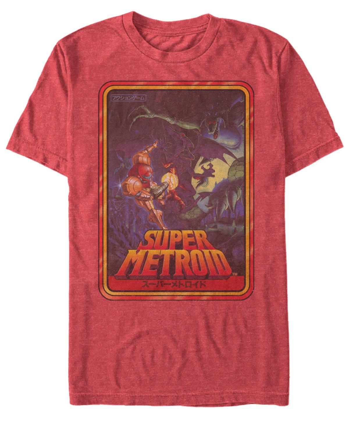 Mens Super Metroid Kanji Game Box Art Tee Product Image