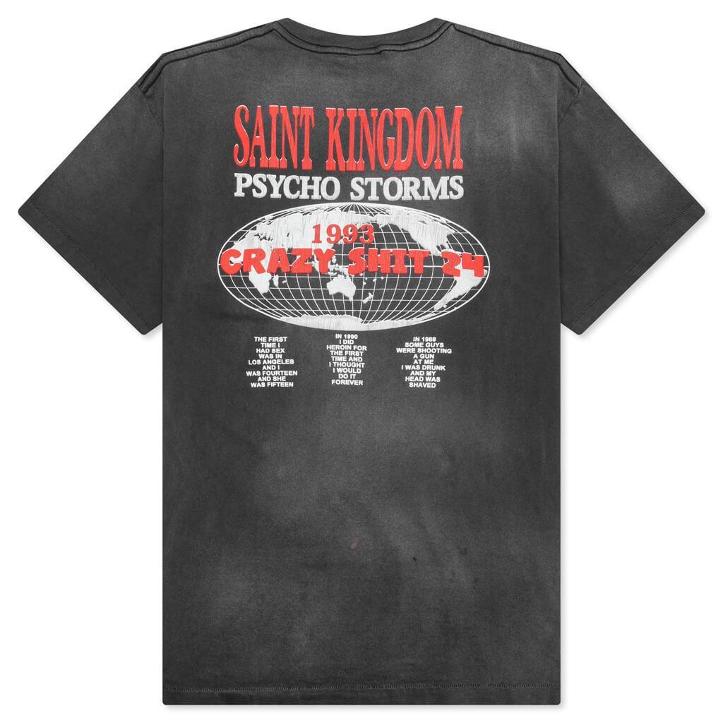 Saint Michael x Last Man St Kingdom S/S Tee - Black Male Product Image