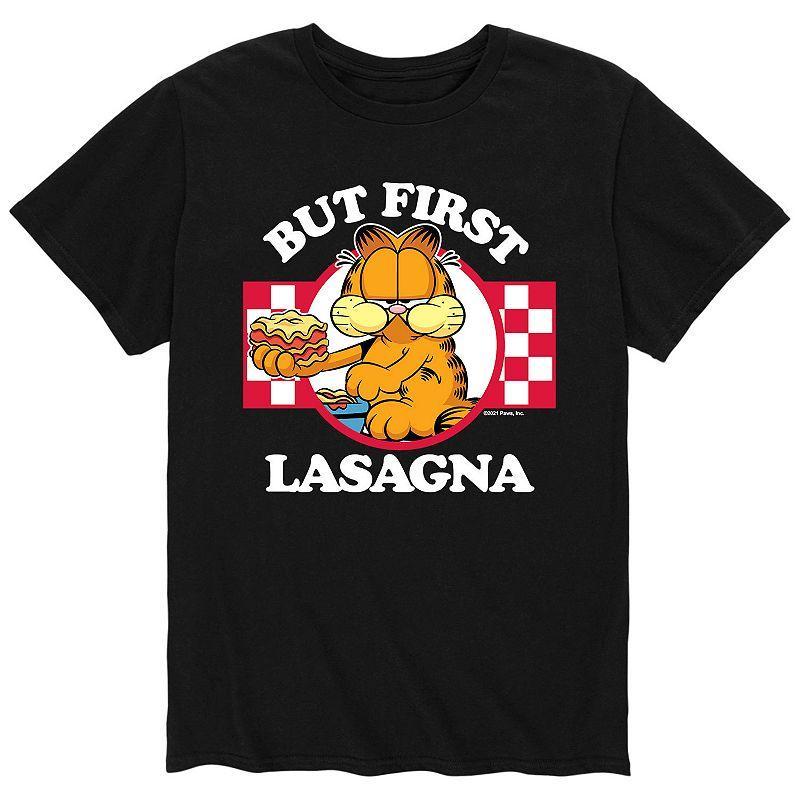 Mens Garfield But First Lasagna Tee Product Image