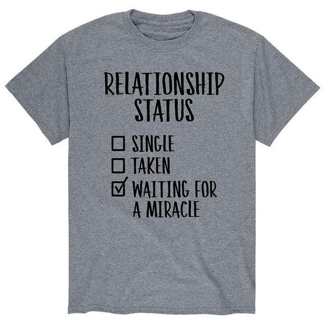 Big & Tall Relationship Status Checklist Graphic Tee, Mens Product Image