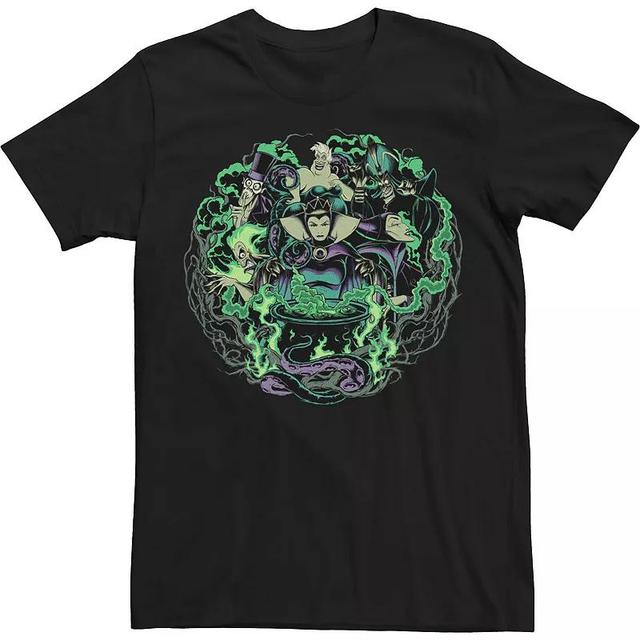 Big & Tall Disney Villains Epitome Of Evil Group Shot Tee, Mens Product Image