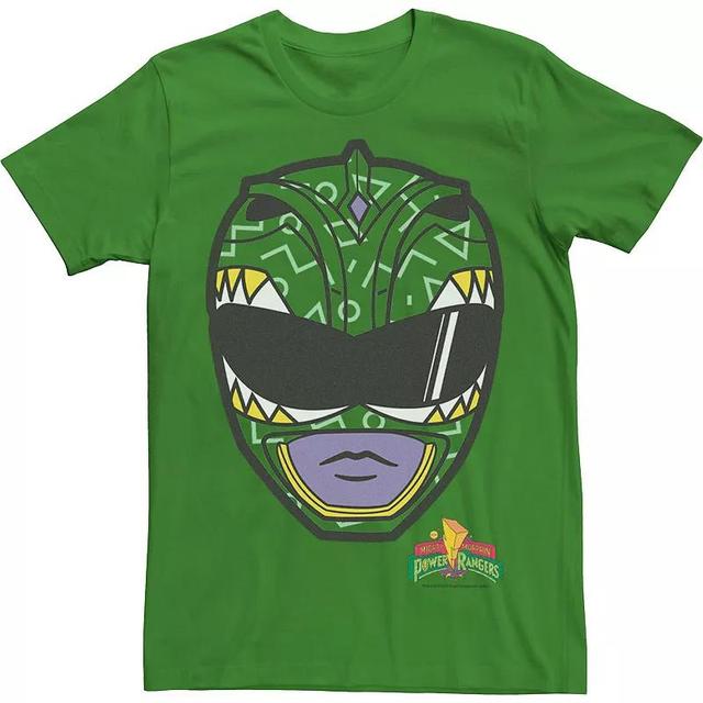 Mens Power Rangers Green Ranger Big Face Tee Product Image