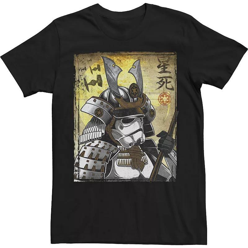 Big & Tall Star Wars Samurai Trooper Big Face Poster Tee, Mens Product Image