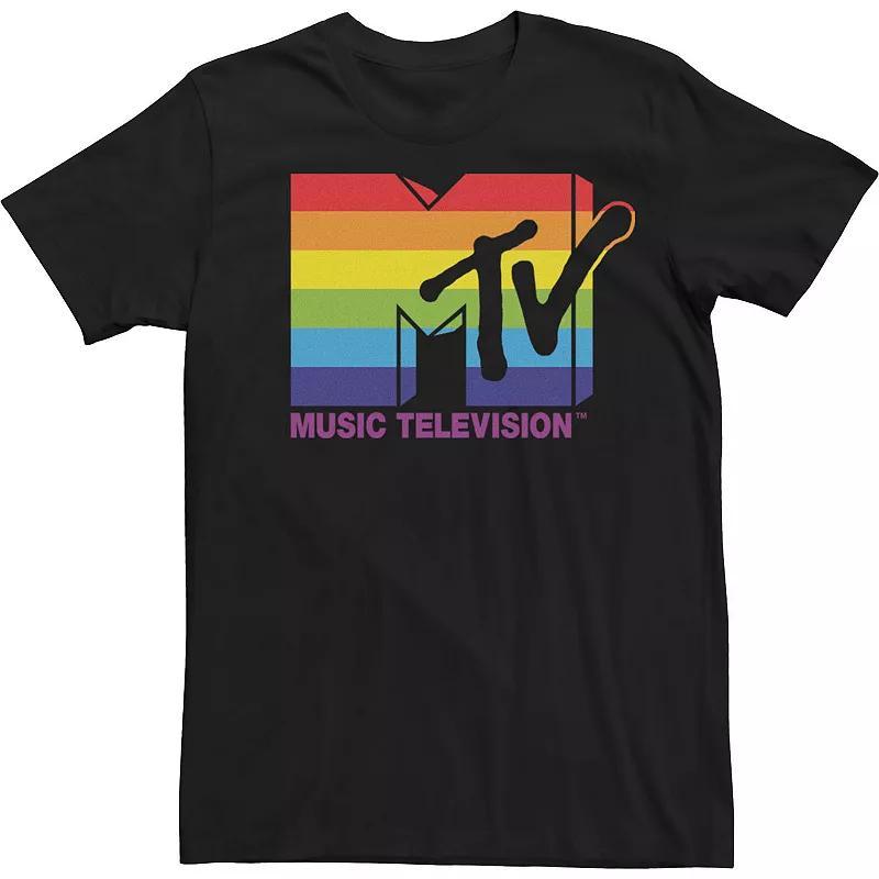 Big & Tall MTV Pride Mtv Logo Tee, Mens Product Image