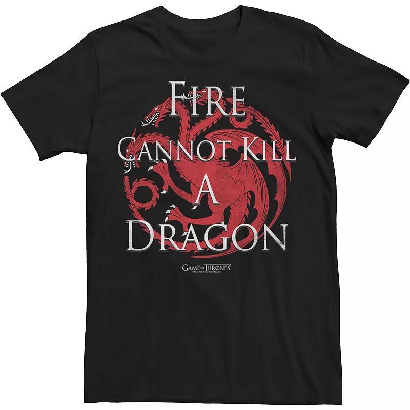 Mens Game Of Thrones Targaryen Fire Cannot Kill A Dragon Tee Product Image