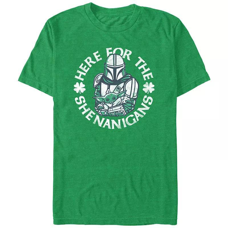 Mens The Mandalorian The Child Here For The Shenanigans Graphic Tee Product Image