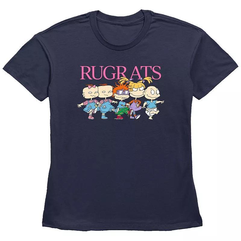 Womens Nickelodeon Rugrats Kids March Graphic Tee Blue Product Image