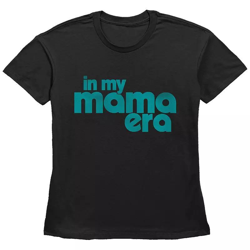 Womens In My Mama Era Basic Fit Graphic Tee Product Image