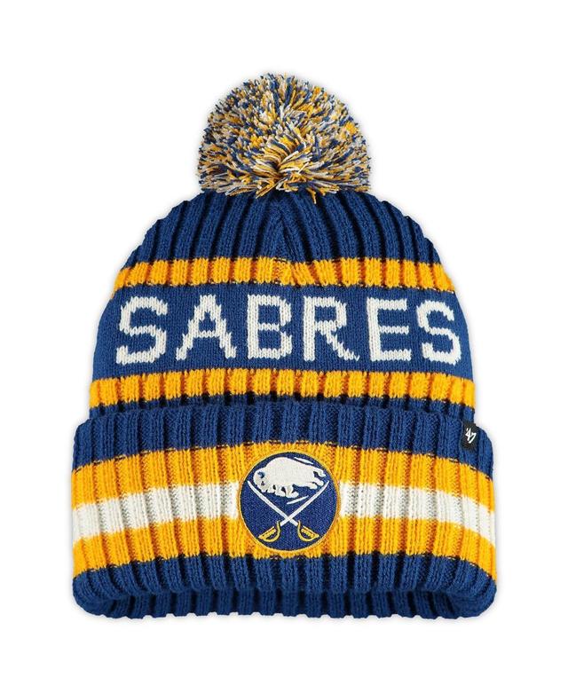 Mens 47 Brand Royal Buffalo Sabres Bering Cuffed Knit Hat with Pom Product Image