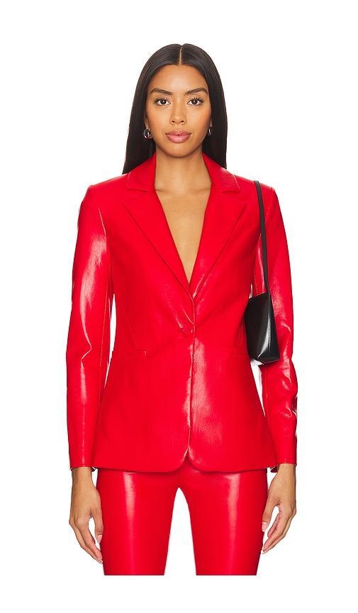 Macey Leather Blazer Product Image