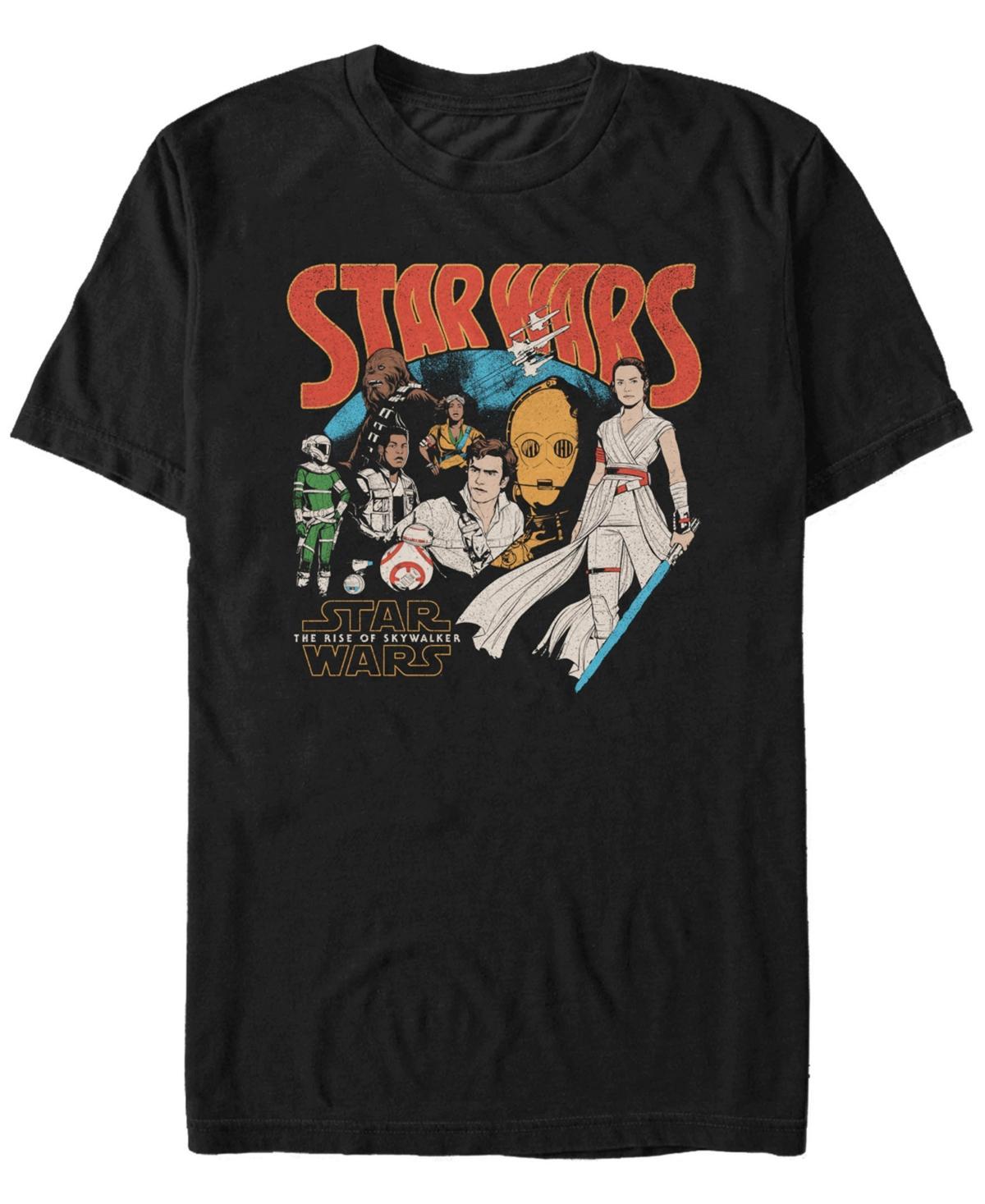 Mens Star Wars The Rise of Skywalker Retro Collage Tee Product Image