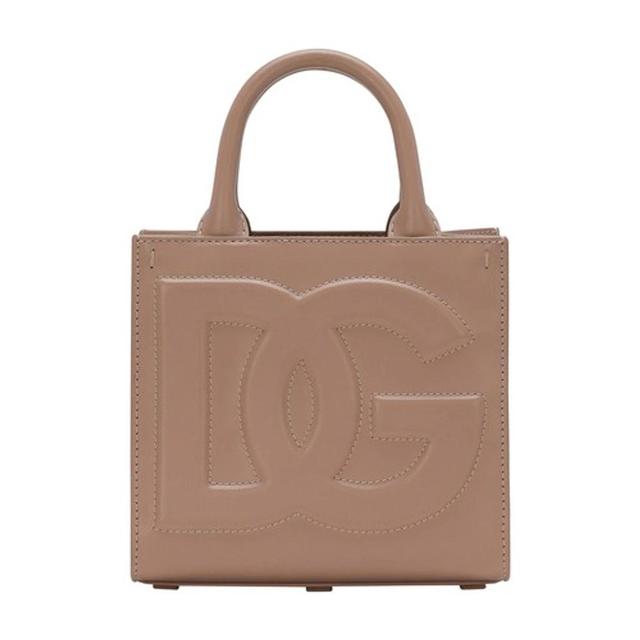 Mini Leather Dg Daily Shopper Bag In Pink Product Image