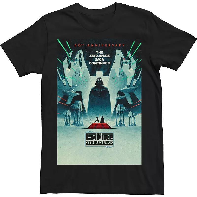 Men Star Wars: The Empire Strikes Back 40th The Saga Continues Tee, Mens Product Image