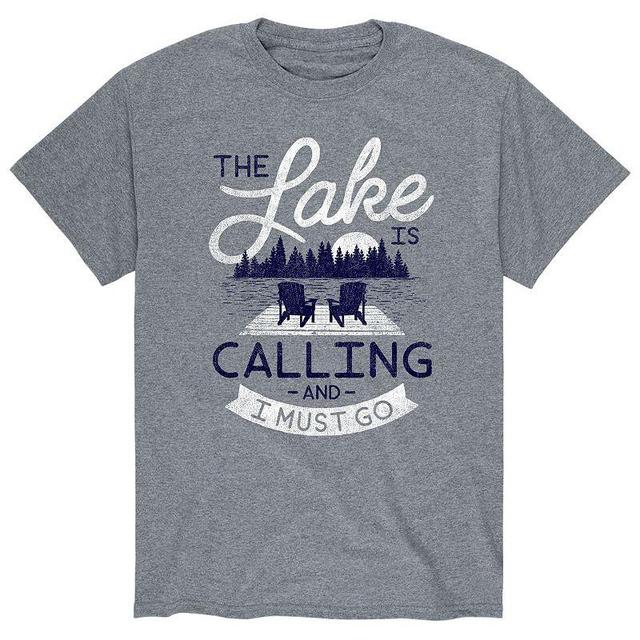 Mens The Lake Is Calling And I Must Go Tee Product Image