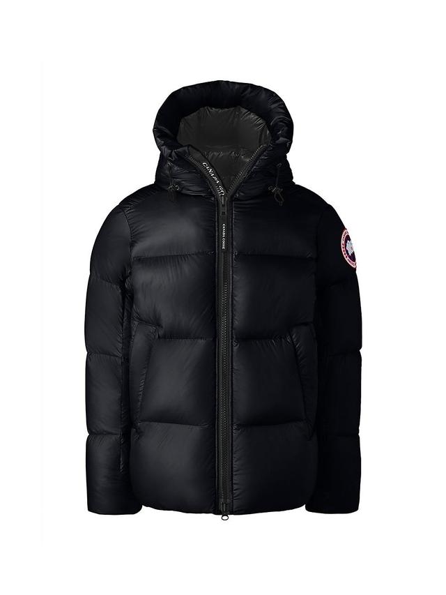 Mens Crofton Black Disc Puffer Jacket Product Image