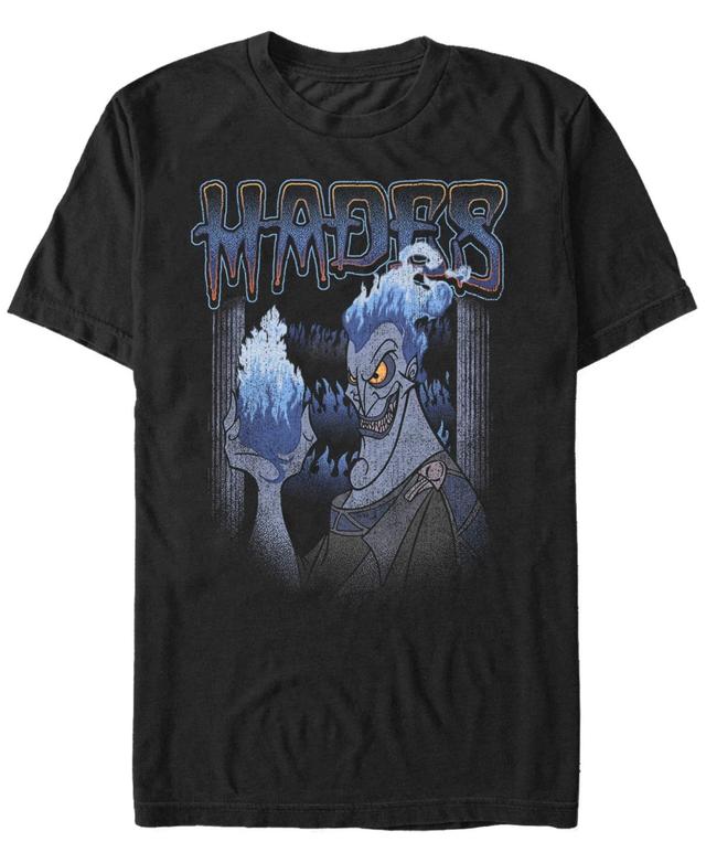 Disney Mens Vintage Hades Strong Pose Flame on Short Sleeve T-Shirt Product Image