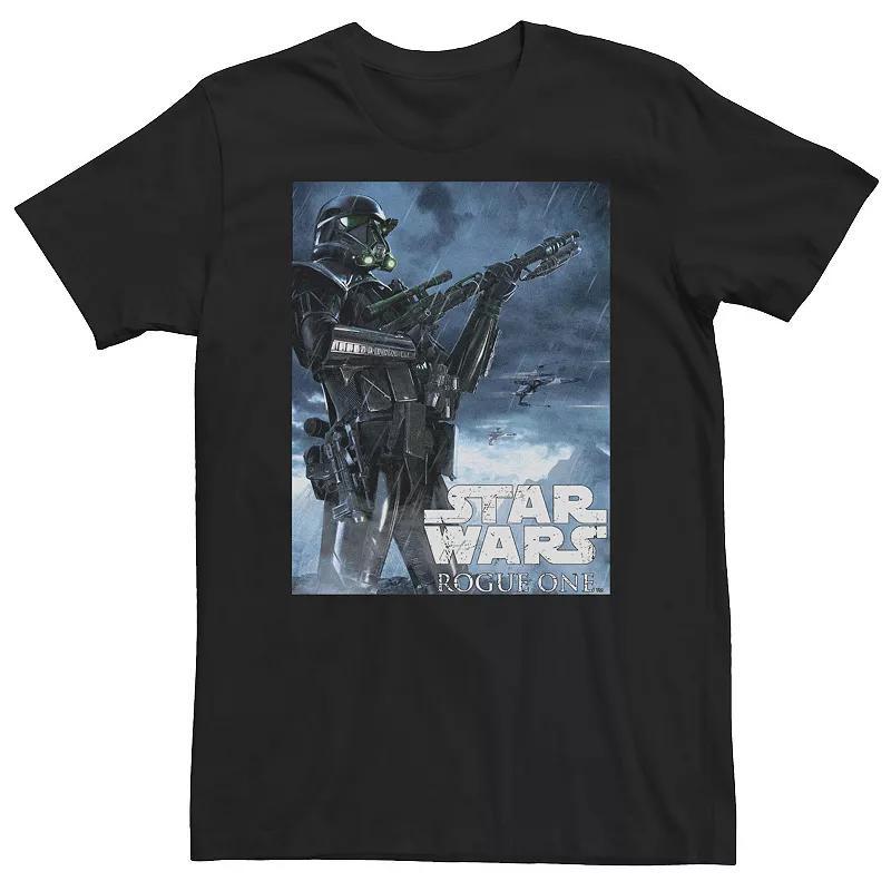 Big & Tall Star Wars Death Trooper Equipped Poster Tee, Mens Product Image