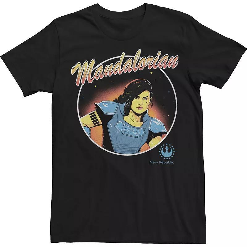 Mens Star Wars the Mandalorian Cara Dune Circle Boxed Up Tee Product Image