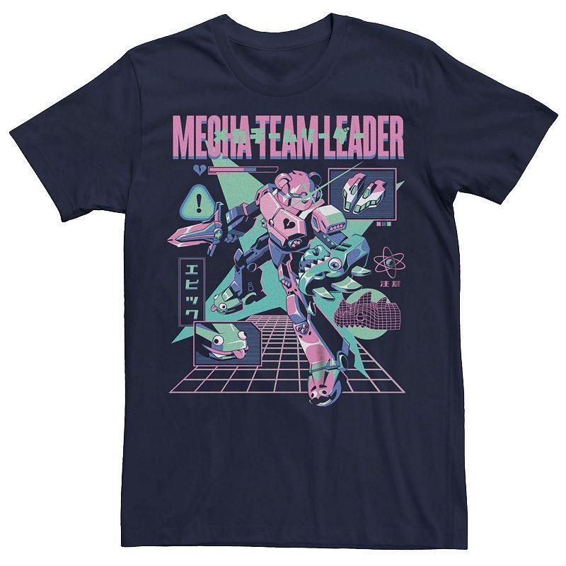 Mens Fornite Mecha Team Leader Details Graphic Tee Blue Product Image