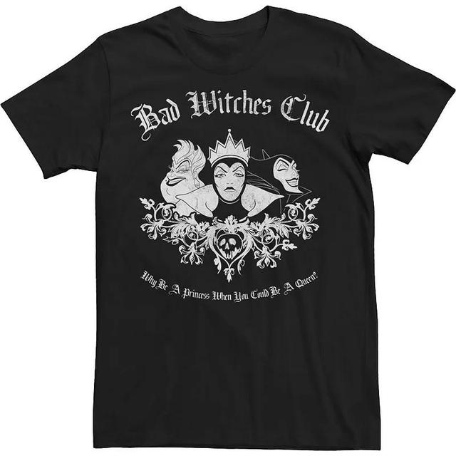 Big & Tall Disney Villians Bad Witch Club Group Shot Tee, Mens Product Image