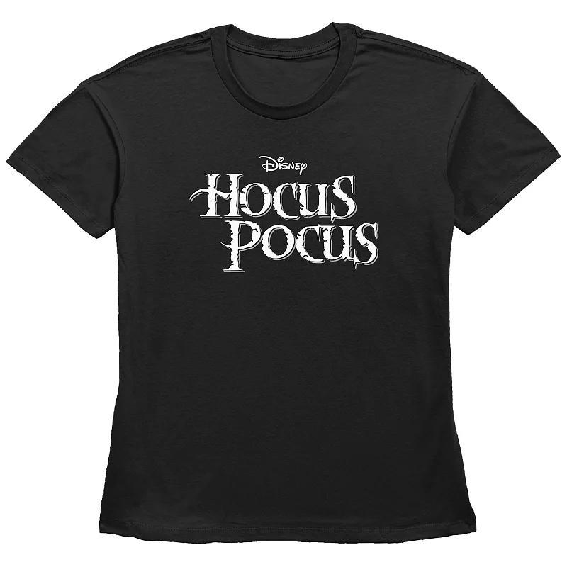 Disneys Hocus Pocus Title Logo Womens Graphic Tee Product Image