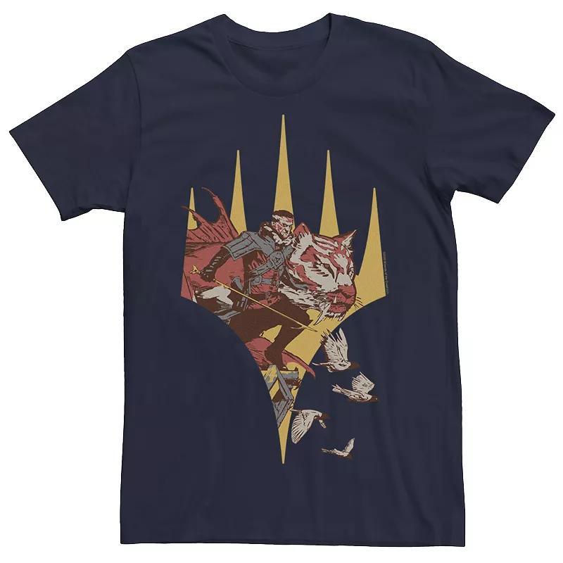 Mens Magic: The Gathering Lukka Logo Tee Blue Product Image