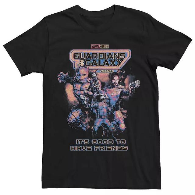 Big & Tall Marvel Guardians Of The Galaxy Good To Have Friends Graphic Tee, Mens Product Image