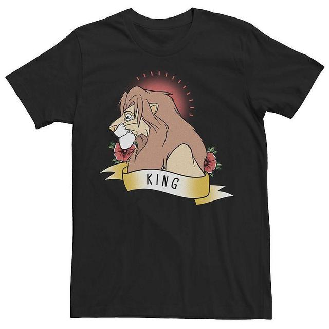 Mens Disneys The Lion King Simba King Tattoo Tee Product Image