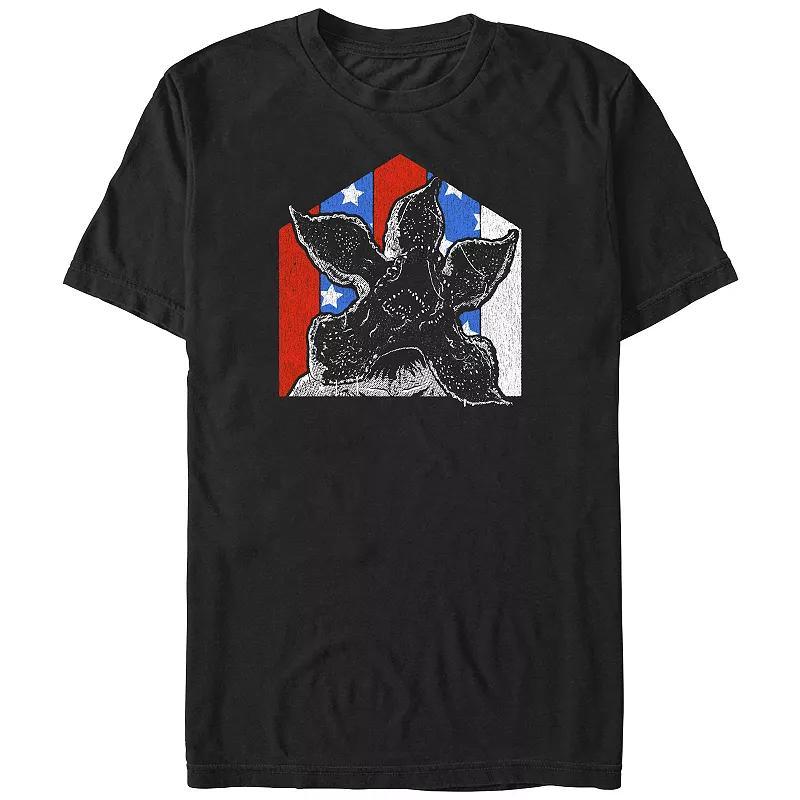 Big & Tall Stranger Things Red White And Blue Demogorgon Graphic Tee, Mens Product Image