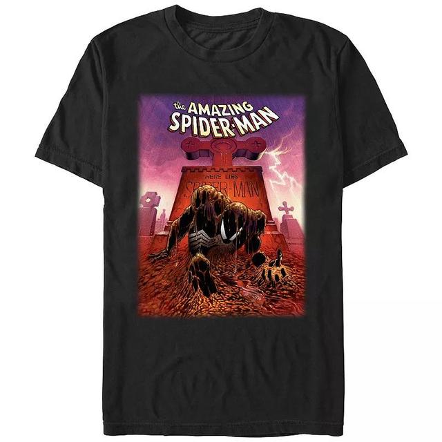 Mens Spider-Man Spidey Rising From The Grave Graphic Tee Product Image