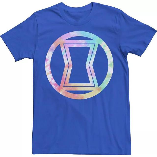 Mens Marvel Black Widow tie Dye Symbol Tee Product Image