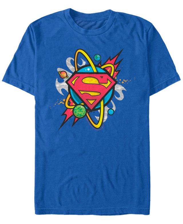 Fifth Sun Dc Mens Superman Galaxy Planet Logo Short Sleeve T-Shirt Product Image